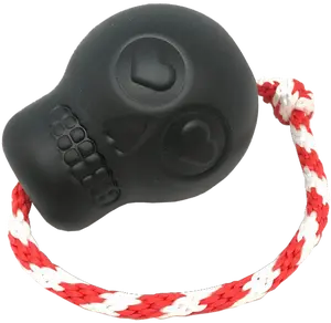 USA-K9 Magnum Skull - Black Magnum Rubber Chew Toy for Extreme Chewers | USA Made