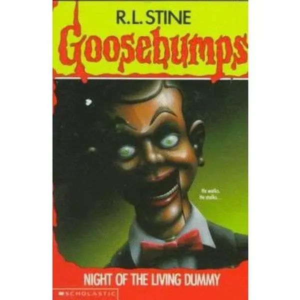 Used Paperback Book - Night of the Living Dummy by R.L. Stine (English) - for Children, Reading, Ventriloquist's Dummy Themed, with Bonus Material