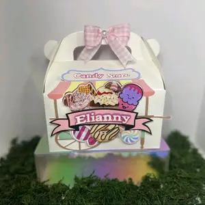 Personalized Birthday Party Boxes for Boys & Girls - Custom Name & Age Design - Perfect for Any Theme Party.