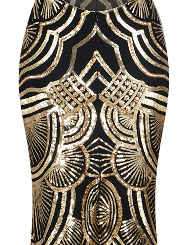 Women's 1920s Retro Sleeveless Sequin-Embellished Golden Backless Formal Gown - Elegant Vintage Lady Clothes for Wedding, Key Occasions - Formal Gowns - TikTok Shop Women's 1920s Retro Sleeveless Sequin-Embellished Golden Backless Formal Gown - Elegant Vintage Lady Clothes for Wedding, Key Occasions - Formal Gowns - TikTok Shop