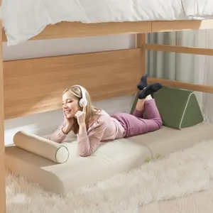 Multifunctional Folding Floor Couch for Small Spaces, Boneless Sectional Couch Furniture Bean Bag bean bag chair Foam Daybed in living room