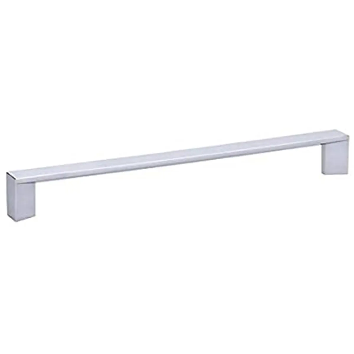 Emtek 86438US26 Trinity Solid Brass Cabinet Pull - 8 in. Center to Center, Bright Chrome Metal Outdoor Cabinet Hardware, Includes Installation Screws, Trinity Pull