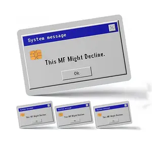 System Message Decline Credit Card Skin – Humorous and Durable Custom Card Cover System Message Decline Credit Card Skin – Humorous and Durable Custom Card Cover