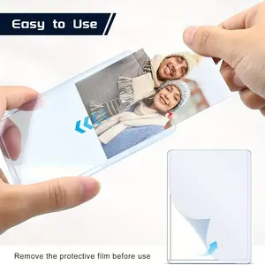 3x4 Inch Card Sleeves, 25pcs Top Load High Capacity Cards, 35pt Baseball Card Protection Case Hard Plastic Sports Card Holder
