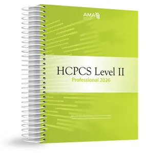 HCPCS 2026 Level II Professional Edition -- American Medical Association, Spiral Bound, Comb or Coil