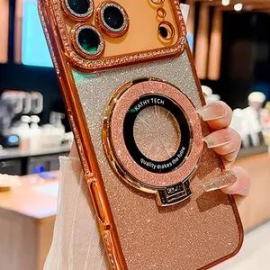 Luxury Shiny iPhone 17 Pro Max Case, Silver Phone Cover, Stylish Protective Case for iPhone 17 Pro Max, Durable and Elegant Design