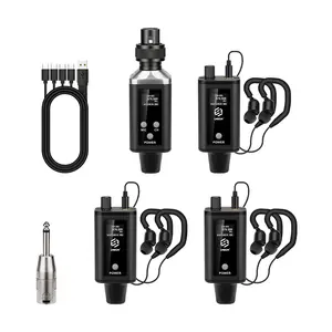 LMBGM A9  UHF Wireless In Ear Monitor System, USB Charging, 16 Signal Channels, XLR Interface, Audio Gain Adjustment