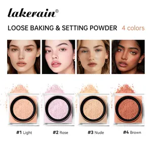 Baked Loose Setting Powder, Long-Lasting Oil Control, Matte Finish for Flawless Skin, Blurs Imperfections & Minimizes Pores, Lightweight Silky Smooth Texture, Skin-Blending & Breathable, Ideal for All Skin Types, Versatile Powder