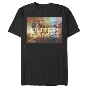 Men's Outer Banks Faces Poster T-Shirt