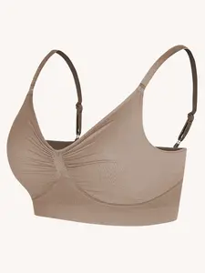 Women's Everyday Bra Comfort Wireless Bra Bralettes No Underwire Unlined Cami Bra Seamless Vneck Bra Tshirt Bras Basic Fit Womenswear TikTok Shop Christmas