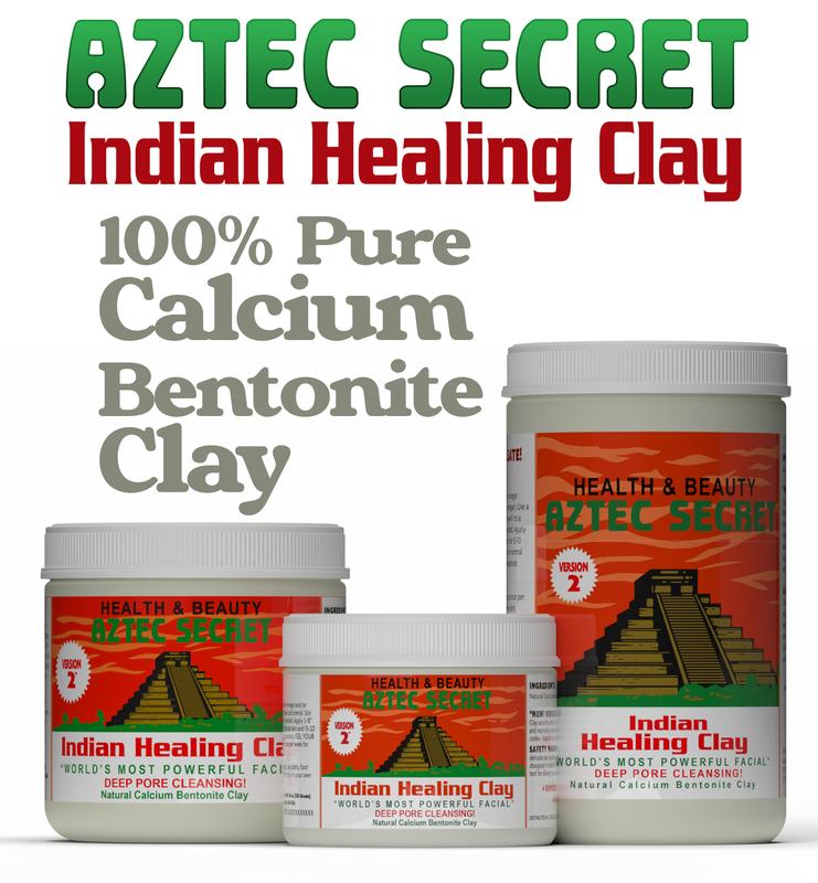NEW 10oz SIZE! - ETANA BEAUTY Aztec Secret Indian Healing Clay - 100% Natural Calcium Bentonite for Deep Pore Cleansing, Skin Care, Facials, Wraps & More  - Soft