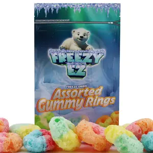 FREEZE DRIED ASSORTED GUMMY RINGS 2.2 OZ (1 PACK)
