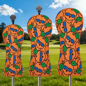 Golf Headcover, Trendy Golf Accessory with Skull Motif, Stylish Protection for Golf Clubs, Perfect Holiday Gift
