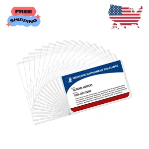 16 PCS Social Security Card Protector, Clear Waterproof Credit Card Sleeve