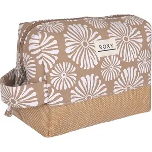 Roxy Women's Toiletry Bag | Makeup | Toiletries | Storage Case | Cosmetics | Vacation | Zipper Closure