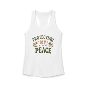 Women's Sporty Racerback Tank, Classic Slim Fit Cotton Blend Top, Lightweight Comfortable Activewear with Tear-Away Label