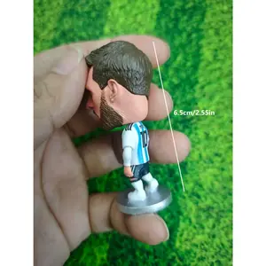 2026 6.5cm Soccer Toys Player Resin Activity Dolls Car Ornament