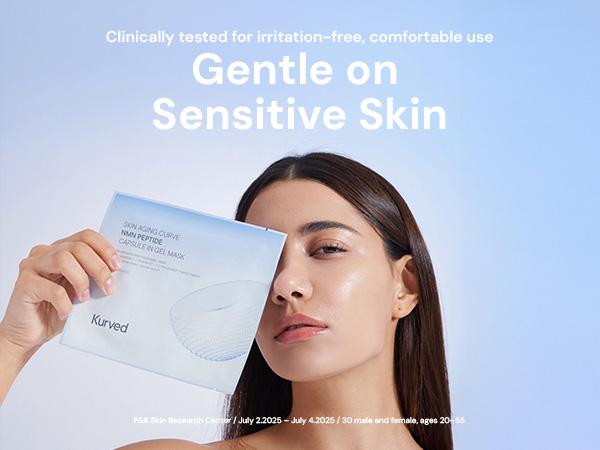 [Exclusive Bundle] Kurved NMN Peptide Capsule Gel Mask 3 Box | Firming, Lifting, Anti Aging, Hydrogel Mask with NMN, NAD, Peptide, Collagen infused with Liposomal capsule for Lifting & Firming, Cooling hydration, K-Beauty (12 sheet)