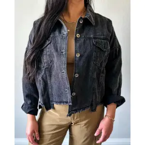 Elizabeth Frayed Denim Jacket