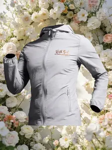 With God All Things Are Possible Text Print Women Summer Hooded Zip Up Skin Coat Jacket Four Colors Optional Soft Skin Friendly Comfortable Loose Breathable Lightweight Fashion Casual Outdoor Camping Hiking Cycling Commuting Daily Travel Vacation Must Hav