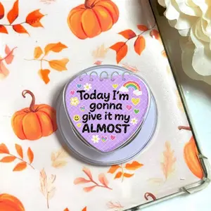 Snarky Sarcastic Magnetic Phone Grip, Aesthetic Mental Health Magsafe Kickstand, Trendy Retro Funny Office Humor Bitch Gift