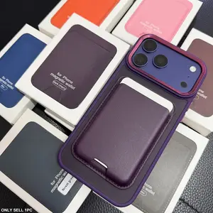Luxury Magnetic Card Wallet Protective Case for iPhone 15 13 12 16 14 17 Pro Max AIR 15 14 16 Plus for SAMSUNG Galaxy S25 S24 S23 S22 S21 S26 Ultra Smartphone Cellphone Card Holder Phone Bag Cover Accessories
