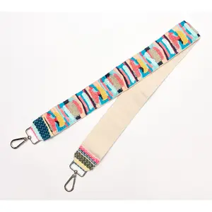 America & Beyond Embellished Crossbody Strap