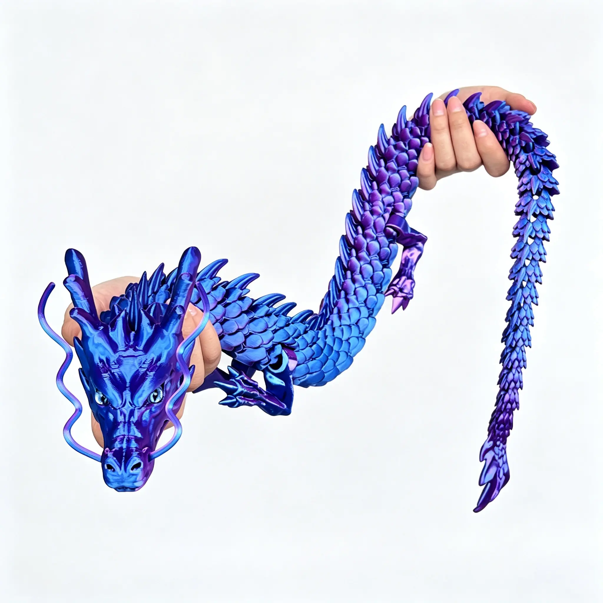 3D Purple Dragon Decor