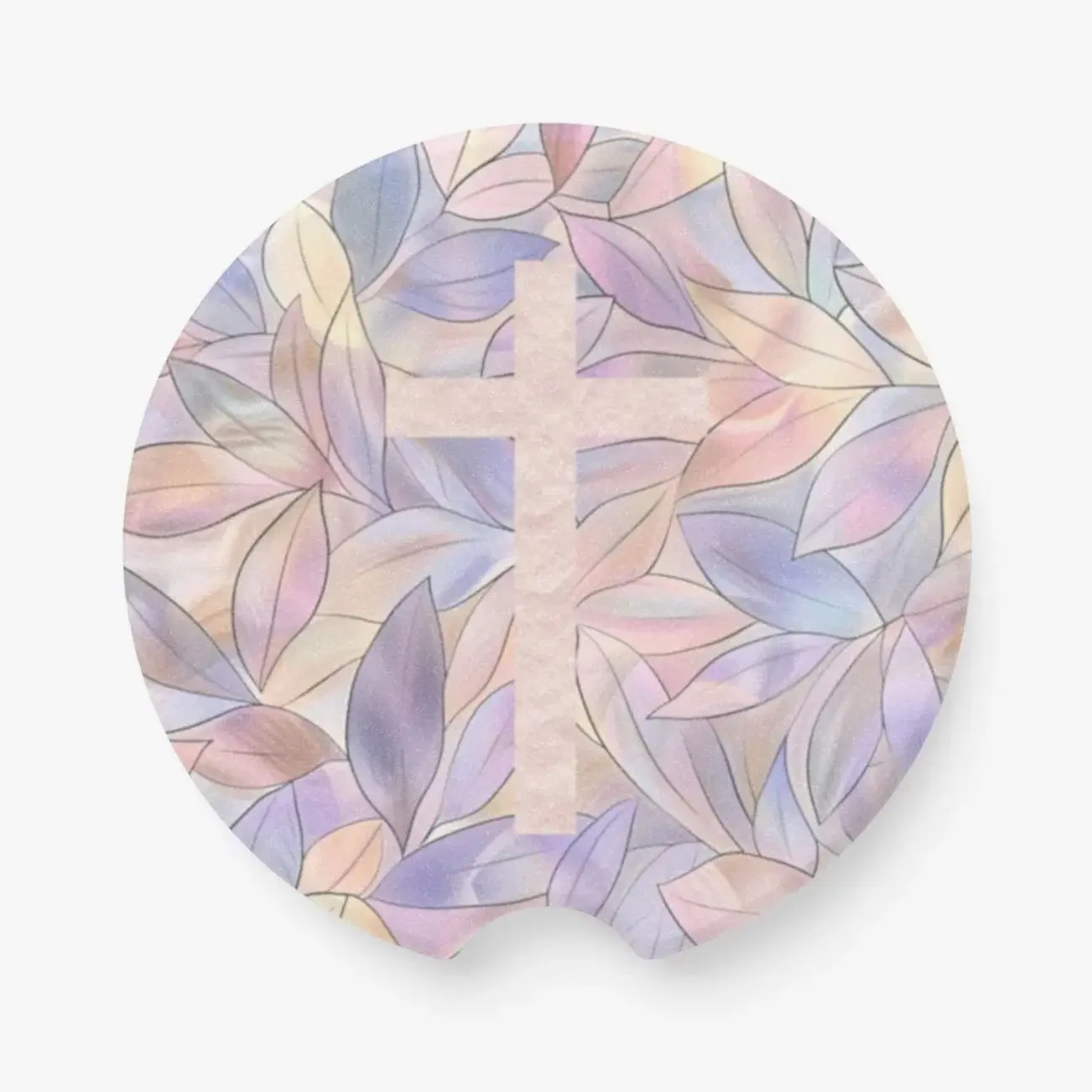 Christian Car Coaster, Stained Glass Coasters, Easter Gift, Christian Gifts, Easter Gift Idea, Girl Car Accessories
