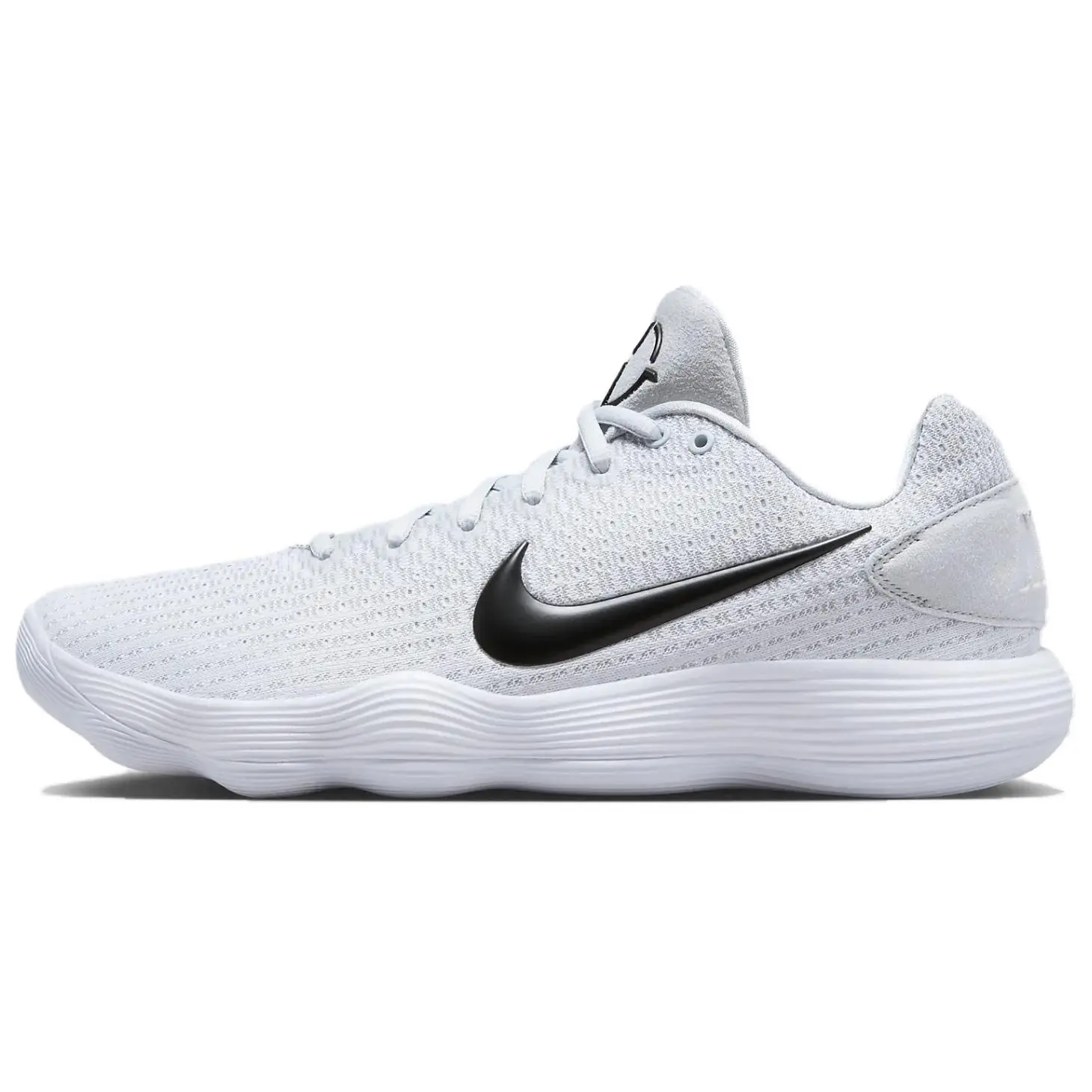 Nike Hyperdunk 2017 Low Pure Platinum Versatile Basketball Shoes Men's Black 897663-100