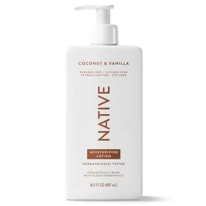 NATIVE Body Lotion – 48H Moisture, Fast-Absorbing – Daily Body Moisturizer