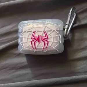 Spider Wave Edge Earphone Box for AirPods 1/2/3, Compatible with AirPods Pro & Pro 2, Includes Hanging Loop