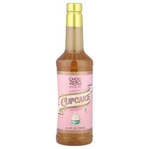 ChocZero Premium Syrup, Cupcake, Sugar Free, 25.4 fl oz (750 ml)