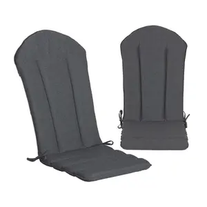 50" x 20" patio chair cushion, Adirondack chair cushion with straps (set of 2), waterproof, fade-resistant, tear-resistant, suitable for homes, patios, lawns, pools, and resorts.
