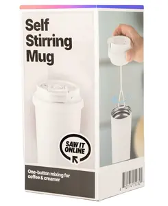 Self Stirring Mug – Automatic Mixing Coffee Cup with Lid