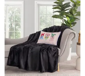 Krissy Mast Embroidered Dog Pillow