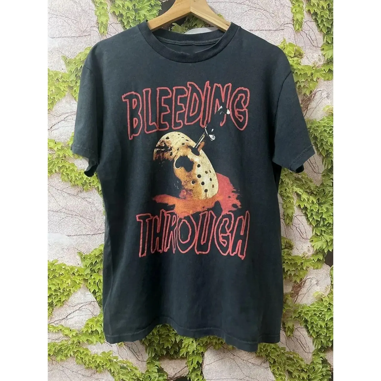 Bleeding Through Band Short Sleeve Mens Black T- Shirt All Size S- 5XL SC589 C