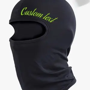 Custom text ski mask balaclava