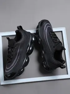 New Men's Low-Top Casual Shoes, Bubble Sole Dad Sneakers, Gym Workout Sneakers, Lightweight Comfort Walking Shoes, All-Day Wear No Pressure, Sporty Style, Sneakers Trainers, Trendy Walking Sneakers, Sports Sneaker