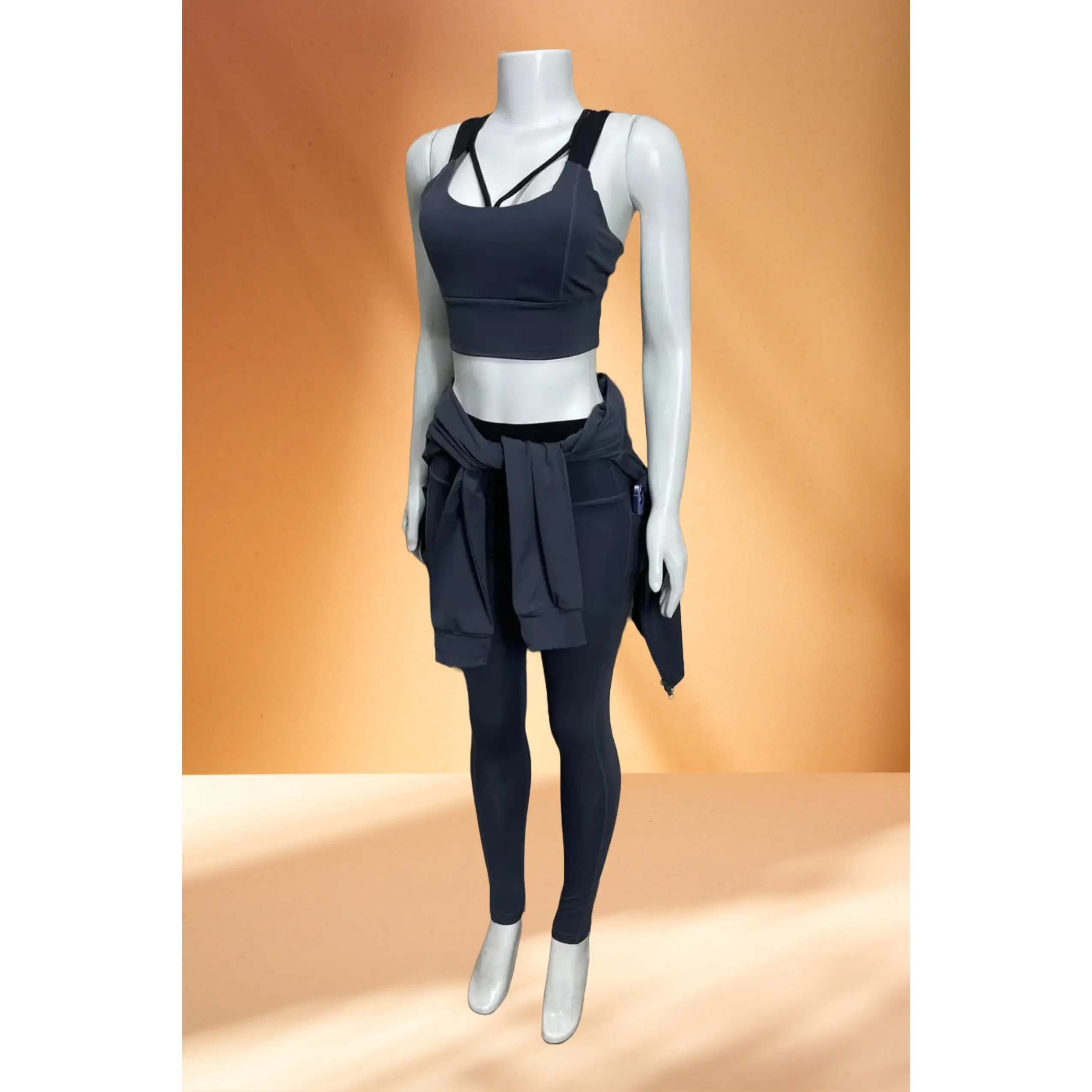 2 Tone 3 Piece Activewear Set