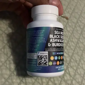 Product Review of Clean Nutraceuticals Sea Moss, Black Seed Oil, Ashwagandha, Turmeric, Bladderwrack, Burdock, Vitamin C, Vitamin D3 with Elderberry Manuka Supplement Capsules – MultiMineral from C**r