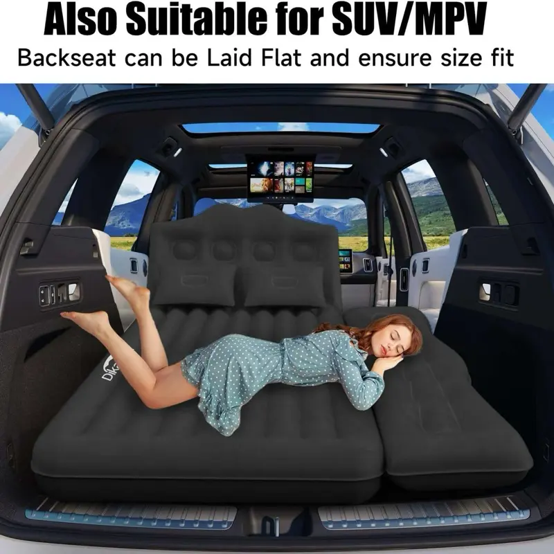 Thicken Backseat SUV/Car/Truck Air Mattress Air Bed Inflatable