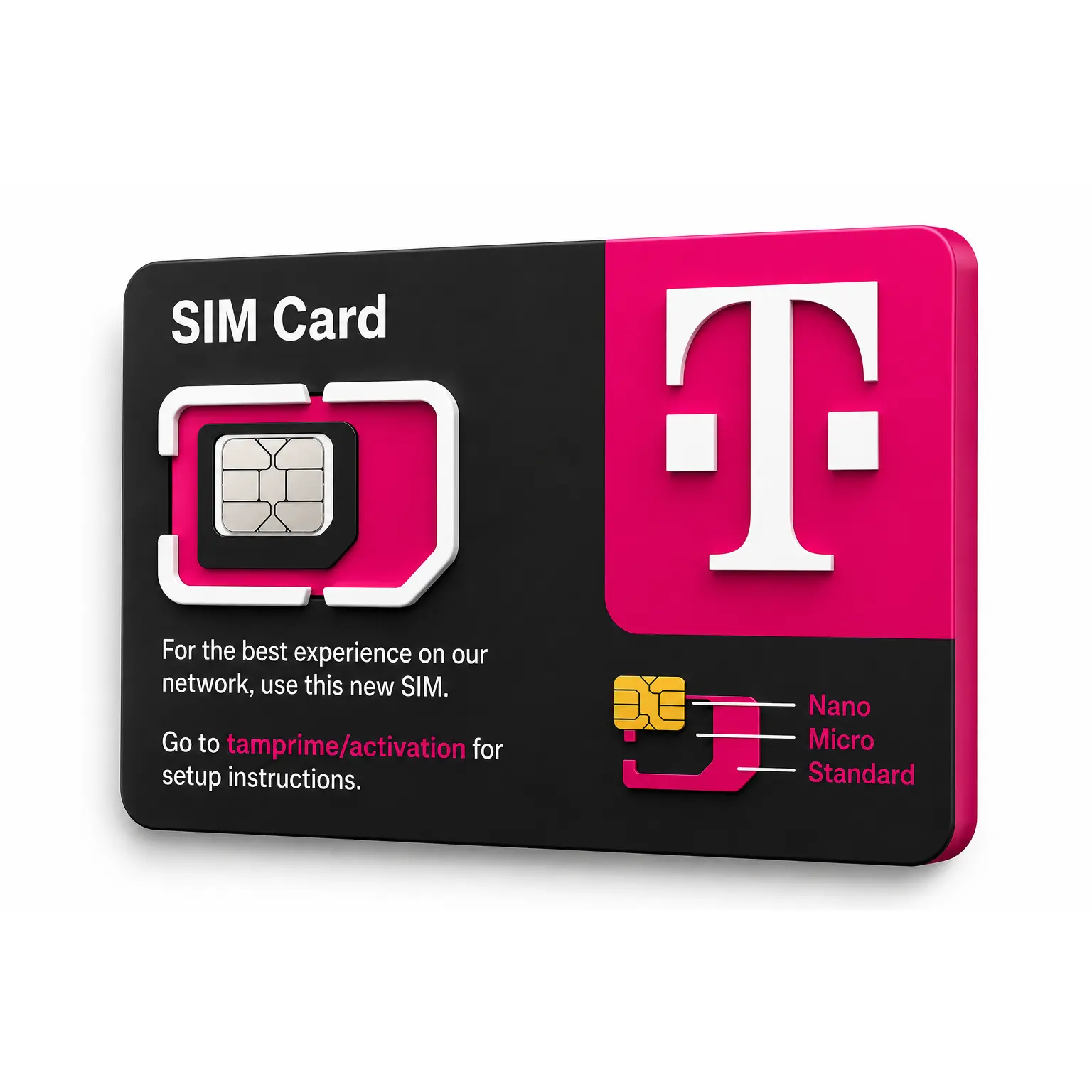 T-Mobile Prepaid SIM Card Kit | 5G Ready | Fast Activation