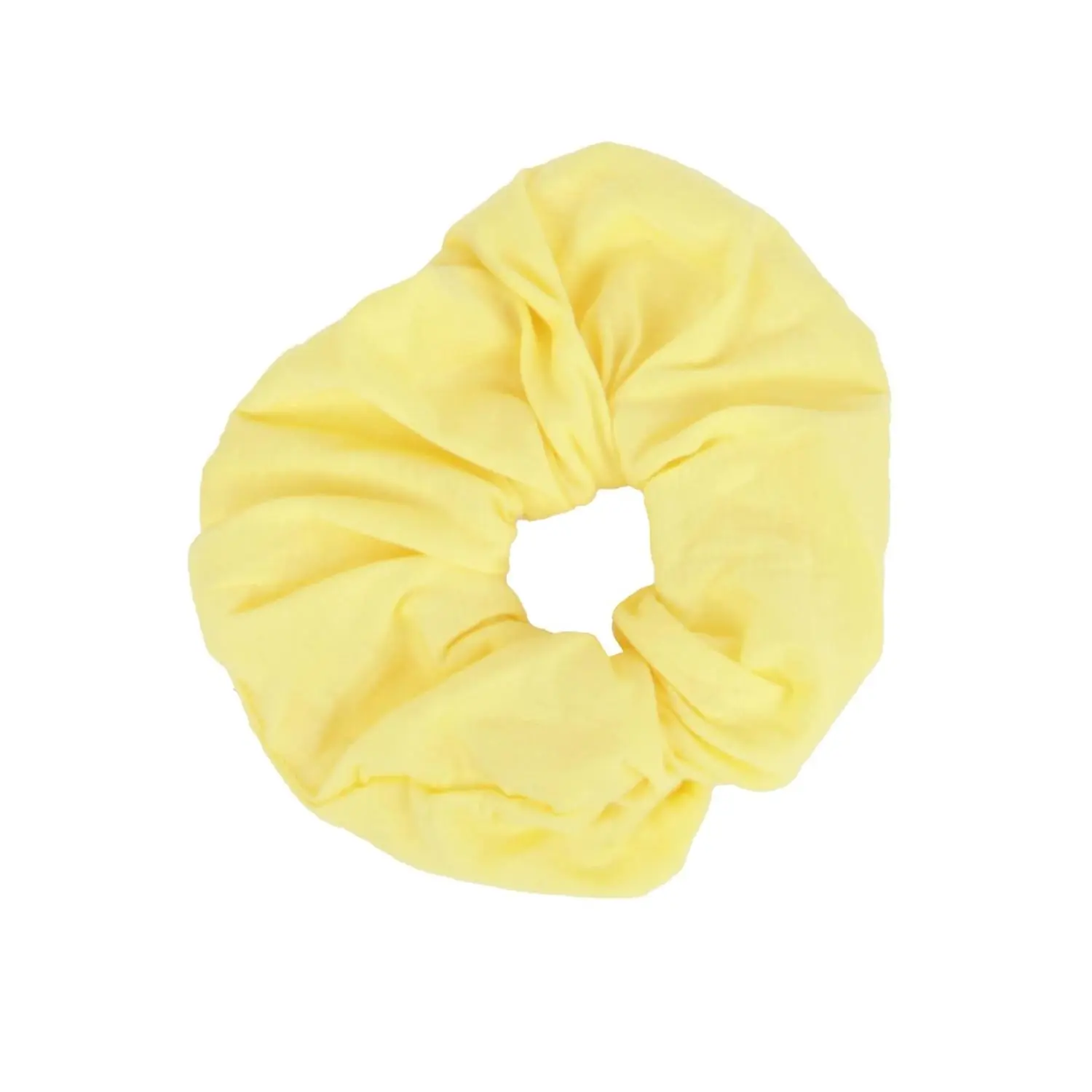 Cotton Scrunchie - Pale Yellow