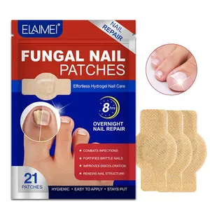 21 Count/bag Nail Health Care Patches,Toenail Fungus Treatment Extra Strength,Nighttime Nail Repair for Damaged,Fungal Nail Patches,Discolored Nails,Nail Health Care Patches,Suitable for Solving Fungal Nails and Other Nail Problems.