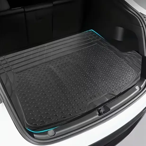 Universal PVC Trunk Mat - Non-Slip Grid-Cut Cargo Mat, Easy to Clean & Maintain, Year-Round Use, Heavy-Duty Protection Accessory for Cars/SUVs
