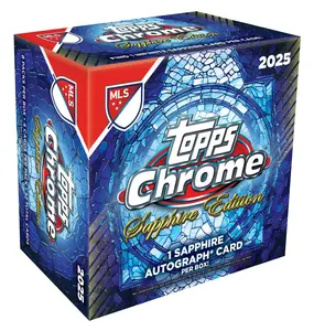 2025 Topps Chrome MLS Soccer Sapphire Edition Factory Sealed Hobby Box