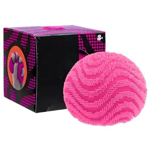 Fuzzy Squishy Stress Ball Slow Rising Memory Foam Fidget Toy Soft Plush Squeeze Ball Anxiety Relief Sensory Fidget Toys for Adults Kids