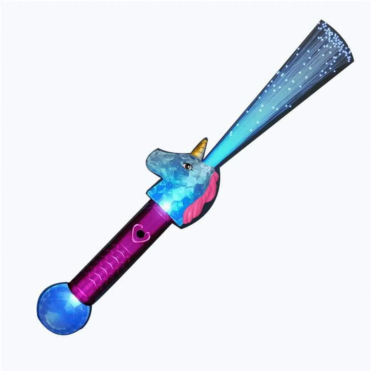 Light Up Multi Color Unicorn Wand with Crystal Ball