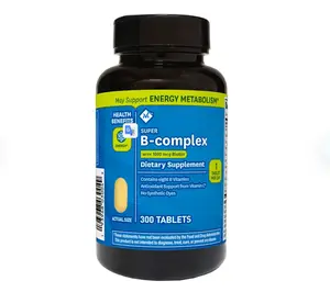 Super B-complex Dietary Supplement Tablets with Biotin, 300 ct.